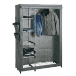 Standgarderobe-Haku-Stoff-Grau